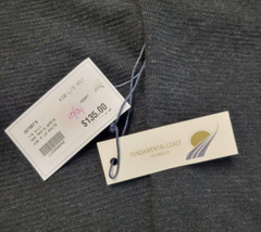 $135 New FUNDAMENTAL COAST Henley Shirt Men’s XL X-LARGE Gray Poly Cotton Rayon