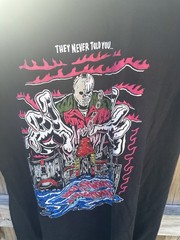 Warren Lotas Hollywood Is A Nightmare Graphic Black T-Shirt Size Medium