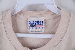 Vintage Y2K 2001 The Discovery Channel Mens Medium Faded Murphys Law T-Shirt