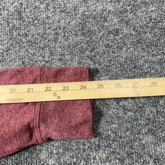 UNTUCKit Henley Shirt Mens 2XL Red Long Sleeve Tagless Cotton Blend Soft Knit