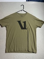 Vuori V1 Logo Black T Shirt Mens Sz XL Pullover Short Sleeve Crew Neck V925 Gree