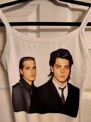 my chemical romance tank top Mikey and gerard way tank my chemical romance shirt