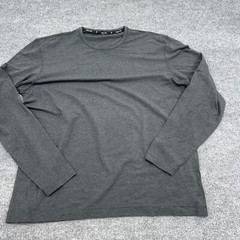Public Rec Shirt Mens 2XL Gray GO TO Long Sleeve Performance Crew Pima Cotton