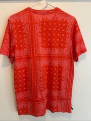 Nike Red Bandana-Print EASY Logo Short Sleeve Tee KD Dri-Fit