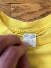 Vintage Soft Built For Speed Yellow USCI Probe T Shirt XL (Fits a bit Smaller)