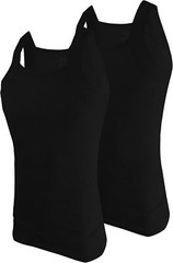 Medium Black Shirt Usa Classic Tight Fit Cotton Spandex Double Stitched