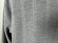 Vintage 90s Ribbed Henley Men XL Oversized Drop Shoulder Minimalist Grunge Heavy