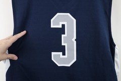 Vintage 90s Mens Small Reversible Georgetown University Basketball Jersey #3