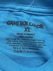 2015 Nintendo Gameboy Color T Shirt Adult XL Blue Retro 90s Y2K Graphic Tee
