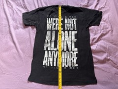 Of Mice And Men Shirt Mens Medium Black Were Not Alone Anymore Concert Tour Band