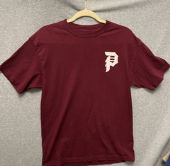 Primitive DIRTY P CORE Burgundy White Graphic S/S Regular Fit Men’s T-Shirt M
