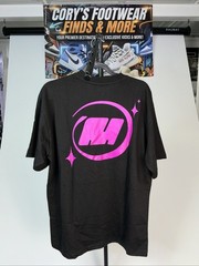 MARKET STUDIOS Black Cotton Crew Neck Graphic Logo Men’s L T-Shirt
