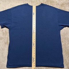 Vintage Earth Day Elephant Graphic T Shirt Mens XL Navy Blue Cotton Nature Tee