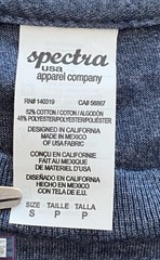 Malibu Divers Point Dume Leo Carrillo Heathered Blue Gray Long Sleeve Tee Small