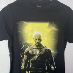 DC Comics Superhero Black Adam Graphic T-Shirt Rock WWE Adult Small