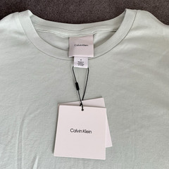 Calvin Klein Men’s M Short-Sleeve Supima Cotton Soft Interlock T-Shirt Greens