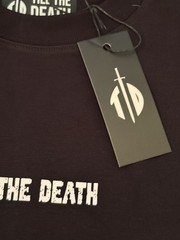 Till The Death Men’s Rambo Oversized Elbow Sleeve Tee Black Size XL Pump Cover