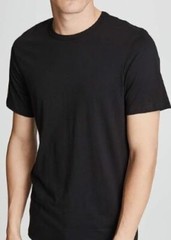 3 CALVIN KLEIN SLIM FIT BLACK WHITE CREWS S M L XL COTTON T-SHIRTS UNDERSHIRTS