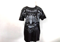 Marvel Man T-Shirt Print Venom Grunge Short Sleeve Black Size M (38-40) NWT
