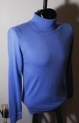 AMAZON Essentials Blue Modal Long Sleeve Turtleneck Top Men’s Size L NWT