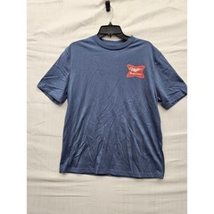 Miller High Life T-Shirt Small Vintage Indigo Blue Graphic Beer Tee 2MIL0719 NWT