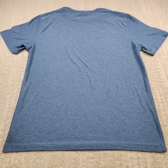 Vuori Strato Tech Tee Shirt Men Large Blue Performance Stretch Athleisure Soft