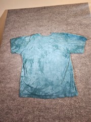 Vintage The Mountain Wolf Pack Tie Dye T-Shirt Adult XL Blue Graphic Tee USA Mad