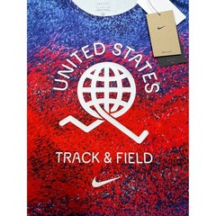Nike Men’s Dri-FIT Running T-Shirt USA Miler FJ3411-635 Track Size Large NWT