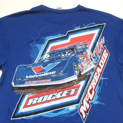 Tim McCreadie T-Shirt Rocket Racing Late Model Dirt Track Race Polyester Medium