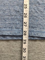 American Eagle Outfitters Men T Shirt M Blue Heather Classic Fit Short Sleeve