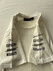 Mercedes Benz AMG Petronas Racing F1 White T-shirt Sz M