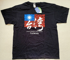 NWT Taiwan ‘I HAVE ALREADY BEEN THERE’ Flag Souvenir Gildan Black T-shirt XL
