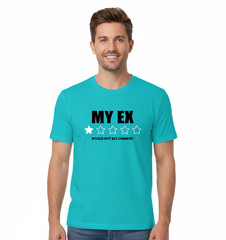 UNISEX MEN WOMENS TEE TSHIRT MY EX PARTNER BOYFRIEND GIRLFRIEND WIFE HUSBAND