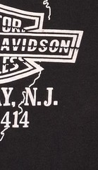 Vintage 3D Emblem Harley-Davidson B&D H-D back Hit Single Stitch 1986