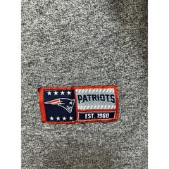 NFL Team Apparel New England Patriots Gray Navy Long Sleeve Shirt Mens Large L