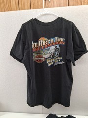 Harley Davidson Graphic Shirt Lot Of 6 Size XL Motorcycle Shirts & Patch