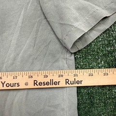 The Normal Brand Men’s Green Henley T-Shirt Size L Cotton Short Sleeve