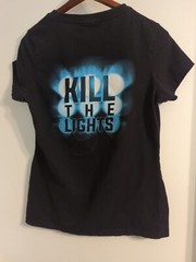Luke Bryan Medium Black Kill The Lights Shirt Tour District Made