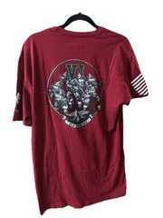Men’s Grunt Style Elf Team Six Maroon Red Short Sleeve Graphic T Shirt XLarge