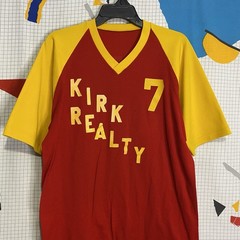 Vintage 70s Russell Athletic Tshirt Jersey Two Tone XL Durene Mesh Grunge Retro