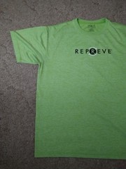 Men’s Repreve Lime Green Short Sleeve T-Shirt Size XL Made In USA