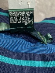 Vintage Shirt Mens Medium Striped Blue Green Knights of Round Table Tee 90’s