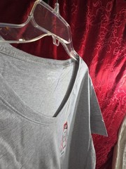 BCG T-shirt V-Neck Cotton Men’s Styled,Light Grey, Pullover, Casual Size 4XL