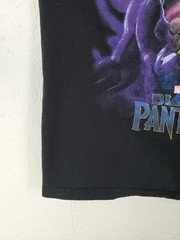 Black Panther Shirt Mens Medium Black Crew Neck Short Sleeve Infinity Saga