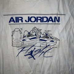Air Jordan 4 White T-Shirt Basketball Print size XXXL 3x Brand