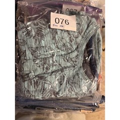 Free Planet T-Shirt Mens L Teal Blue Floral Space Dye Crewneck FT9S74TLB
