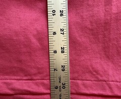 Vintage Single Stitch 1995 Hanes Heavyweight 50/50 XL Tee Shirt Plain Pink