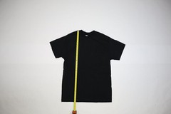 Lot of 16 Gildan Adult Black Heavy Cotton Short Sleeve Blank Tees T-Shirts M
