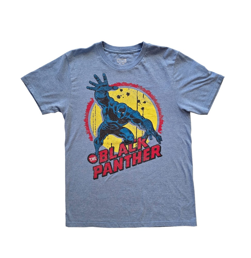 Vintage Retro Secondhand T-shirt CMC054 Marvel Black Panther