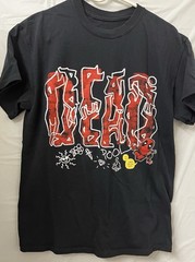 Marvel Deadpool Lootwear Original Black Graphic Tee Size M Crew Neck Cotton SS